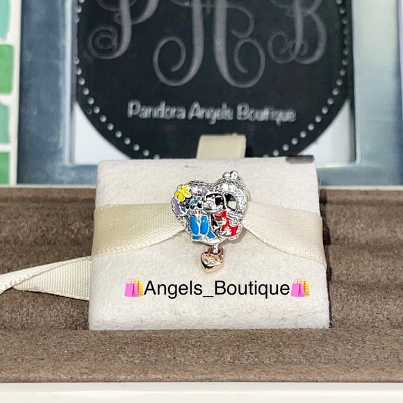 New Pandora Disney Ohana Lilo and Stitch Charm - Picture 1 of 7